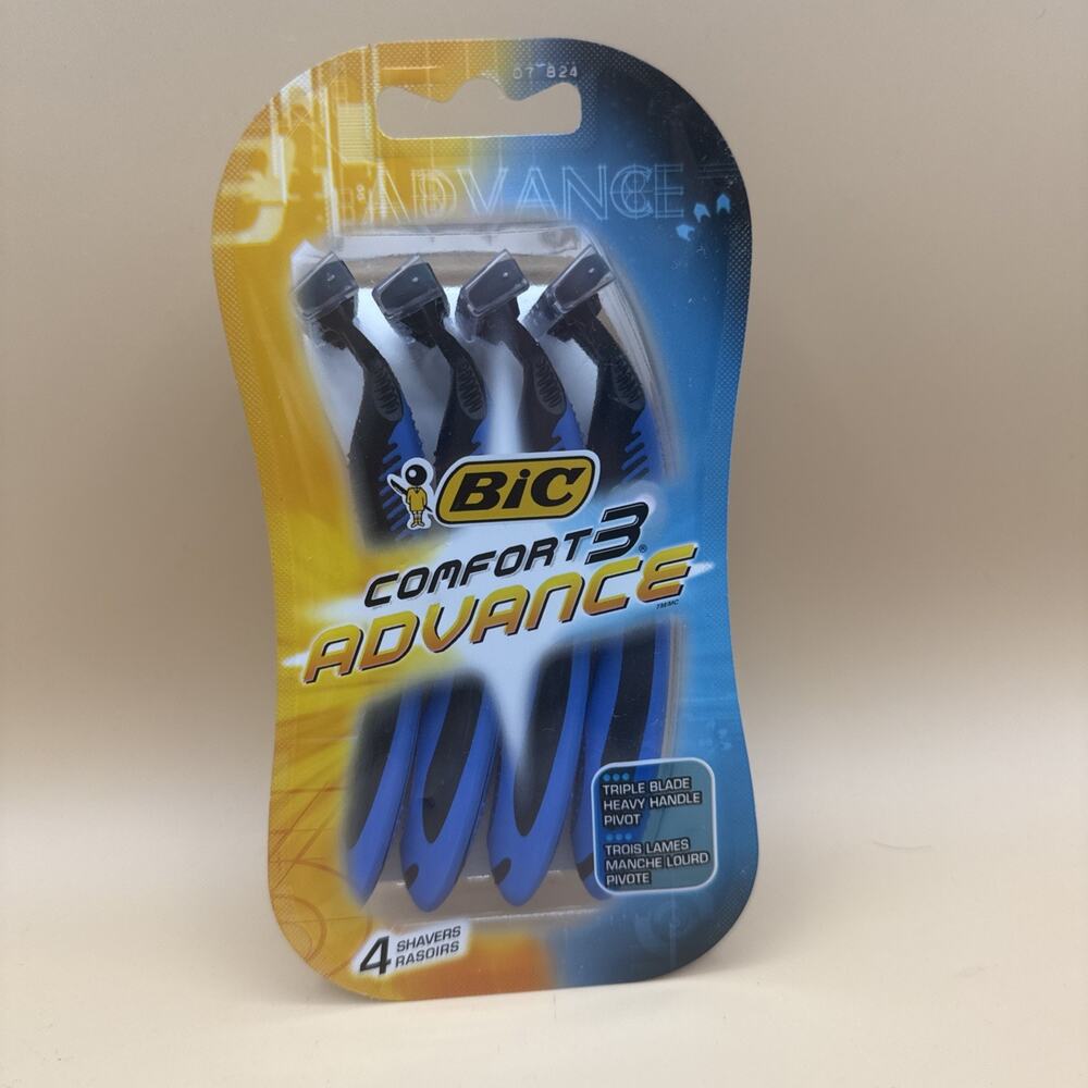 BIC Comfort 3 Advance Razor. Brand New with Tags. Fast Shipping.